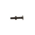 Chain Link 3/8" x 2" Carriage Bolt & Nut (HDG & Powder Coated Black) (Bolt)