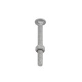 Chain Link 3/8" x 3 1/2" Carriage Nut & Bolt (Hot Dip Galvanized Steel)