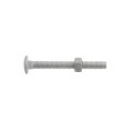 Chain Link 3/8" x 3 1/2" Carriage Nut & Bolt (Hot Dip Galvanized Steel)