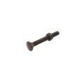Chain Link 3/8" x 3" Carriage Bolt & Nut (HDG & Powder Coated Black) (Default)