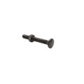 Chain Link 3/8" x 3" Carriage Bolt & Nut (HDG & Powder Coated Black) (Default)