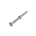 Chain Link 3/8" x 4 1/2" Carriage Nut & Bolt (Hot Dip Galvanized Steel)