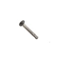 Elite #8 x 1" Stainless Steel Self Drill Screws For Aluminum Fence (Black)