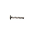 Elite #8 x 1" Stainless Steel Self Drill Screws For Aluminum Fence (Black)