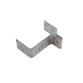 1 1/2" x 3 1/2" Rectangle End Connector Framing Bracket For 2x4 Nominal Wooden Beams (Galvanized Steel)
