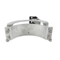 2" Square Gate Frame to 8 5/8" Round Post Heavy-Duty Adjustable 180° Gate Hinge (Hot-Dip Galvanized Steel)