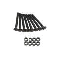 Goliath Heavy Duty Industrial Dumpster Gate Latch Lockable - Flip Latch For Double Drive Gate Powder Coated Black