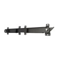 Goliath Heavy Duty Industrial Dumpster Gate Latch Lockable - Flip Latch For Double Drive Gate Powder Coated Black (Default)