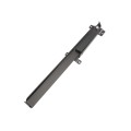 Goliath Heavy Duty Industrial Dumpster Gate Latch Lockable - Flip Latch For Double Drive Gate Powder Coated Black