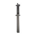 Goliath Heavy Duty Industrial Dumpster Gate Latch Lockable - Flip Latch For Double Drive Gate Powder Coated Black