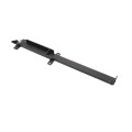 Goliath Heavy Duty Industrial Dumpster Gate Latch Lockable - Flip Latch For Double Drive Gate Powder Coated Black