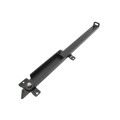 Goliath Heavy Duty Industrial Dumpster Gate Latch Lockable - Flip Latch For Double Drive Gate Powder Coated Black