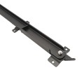 Goliath Heavy Duty Industrial Dumpster Gate Latch Lockable - Flip Latch For Double Drive Gate Powder Coated Black