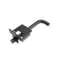 Goliath Heavy Duty Industrial Dumpster Gate Latch Lockable - Slide Bolt Latch For Double Drive Gate Powder Coated Black