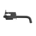 Goliath Heavy Duty Industrial Dumpster Gate Latch Lockable - Slide Bolt Latch For Double Drive Gate Powder Coated Black