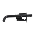 Goliath Heavy Duty Industrial Dumpster Gate Latch Lockable - Slide Bolt Latch For Double Drive Gate Powder Coated Black
