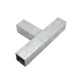 Square 3 Way Bracket for 1 1/2" SQ / 2" SQ Tubing Hot Dip Galvanized Steel