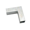Square Corner Bracket for 1 1/2" SQ / 2" SQ Tubing Hot Dip Galvanized Steel
