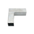 Square Corner Bracket for 1 1/2" SQ / 2" SQ Tubing Hot Dip Galvanized Steel