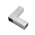 Square Corner Bracket for 1 1/2" SQ / 2" SQ Tubing Hot Dip Galvanized Steel