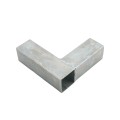 Square Corner Bracket for 1 1/2" SQ / 2" SQ Tubing Hot Dip Galvanized Steel