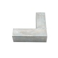 Square Corner Bracket for 1 1/2" SQ / 2" SQ Tubing Hot Dip Galvanized Steel