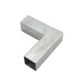 Square Corner Bracket for 1 1/2" SQ / 2" SQ Tubing Hot Dip Galvanized Steel
