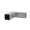 Square Corner Bracket for 1 1/2" SQ / 2" SQ Tubing Hot Dip Galvanized Steel