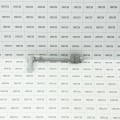 Chain Link 1/2" x 4 1/2" Male J-Bolt Gate Hinge w/ 2 Nuts (Galvanized Steel)