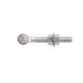 Chain Link 5/8" x 4 1/2" Male J-Bolt Gate Hinge w/ 2 Nuts (Galvanized Steel)