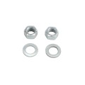 Chain Link 5/8" x 6" Male J-Bolt Gate Hinge w/ 2 Nuts - Male (Galvanized Steel)