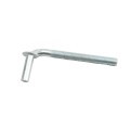 Chain Link 5/8" x 6" Male J-Bolt Gate Hinge w/ 2 Nuts - Male (Galvanized Steel)