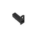 1" x 1" Square Steel Fence Rail Internal Mounting Bracket Iron Fence (Black) Iron Fence Panel Mounting Bracket