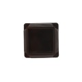 Square Fence Fittings Poly Plug Cap for Square Pipes Fits 2" x 2" OD Square Post or Pipe