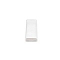 1 1/2" x 3 1/2" Flat Galvanized Steel Post Cap for Wood 2x4 -(Fits Actual 1 1/2" x 3 1/2" OD Wood)