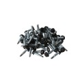 #10 x 3/4" Ornamental Steel Self Drilling Screw For Aluminum Fence (Black)