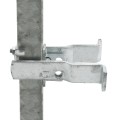 Square Post Fulcrum Gate Latch - Fits 2" Square Gate Frame x 2 1/2" Square Gate Post - SFL-225
