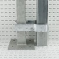 Square Post Fulcrum Gate Latch - Fits 2" Square Gate Frame x 2 1/2" Square Gate Post - SFL-225