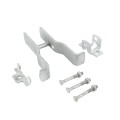 Heavy Duty Square Frame Fulcrum Strong Arm Gate Latch - Fits 2" Square Gate Frame x 3" Square Gate Post - SFL-23