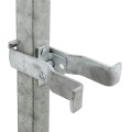 Heavy Duty Square Frame Fulcrum Strong Arm Gate Latch - Fits 2" Square Gate Frame x 3" Square Gate Post - SFL-23