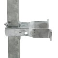 Heavy Duty Square Frame Fulcrum Strong Arm Gate Latch - Fits 2" Square Gate Frame x 3" Square Gate Post - SFL-23
