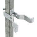 Heavy Duty Square Frame Fulcrum Strong Arm Gate Latch - Fits 2" Square Gate Frame x 4" Square Gate Post - SFL-24