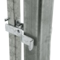 Heavy Duty Square Frame Fulcrum Strong Arm Gate Latch - Fits 2" Square Gate Frame x 4" Square Gate Post - SFL-24