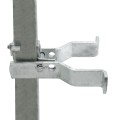 Heavy Duty Square Frame Fulcrum Strong Arm Gate Latch - Fits 2" Square Gate Frame x 4" Square Gate Post - SFL-24