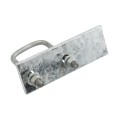 Gate Stop Bracket for 2" x 2" Square Gate Frame (Pressed Steel) - Hot Dip Galvanized - SGS2 (Square Fittings)