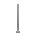 2" x 2" Square Sign Post Floor Anchor Flange Sign Post Mounting Base (Hot Dip Galvanized Steel)