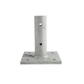 U-Channel Post Anchor Sign Post Floor Anchor Flange Sign Post Mounting Base (1.12 or 2 LB Posts) (Hot Dip Galvanized Steel) (Default)
