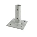U-Channel Post Anchor Sign Post Floor Anchor Flange Sign Post Mounting Base (1.12 or 2 LB Posts) (Hot Dip Galvanized Steel) (Default)
