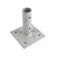 U-Channel Post Anchor Sign Post Floor Anchor Flange Sign Post Mounting Base (1.12 or 2 LB Posts) (Hot Dip Galvanized Steel) (Default)