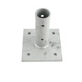 U-Channel Post Anchor Sign Post Floor Anchor Flange Sign Post Mounting Base (1.12 or 2 LB Posts) (Hot Dip Galvanized Steel) (Default)